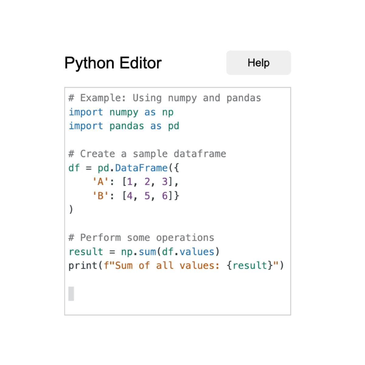 Python Editor